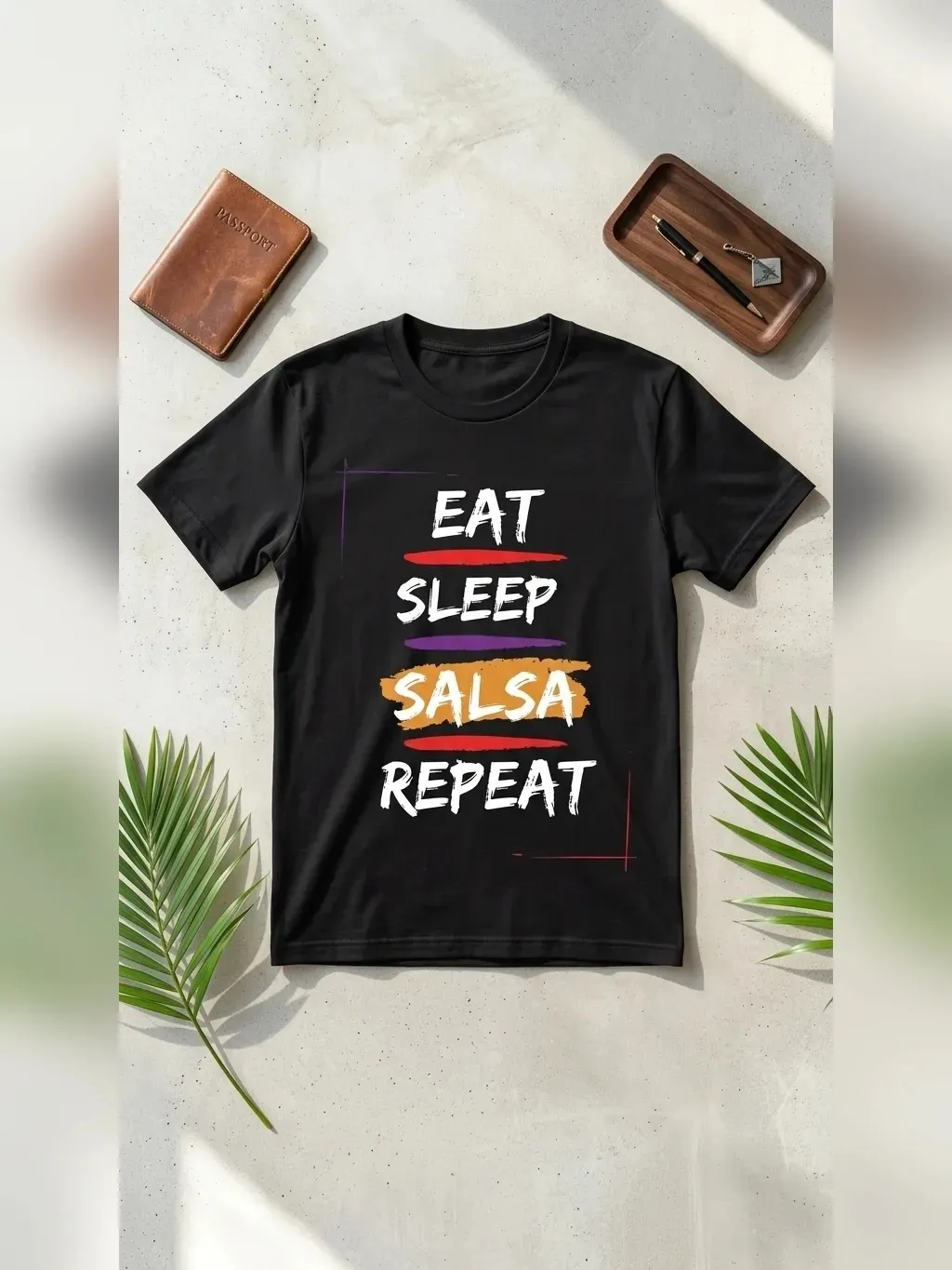 Eat Sleep Salsa Repeat Hombre 3
